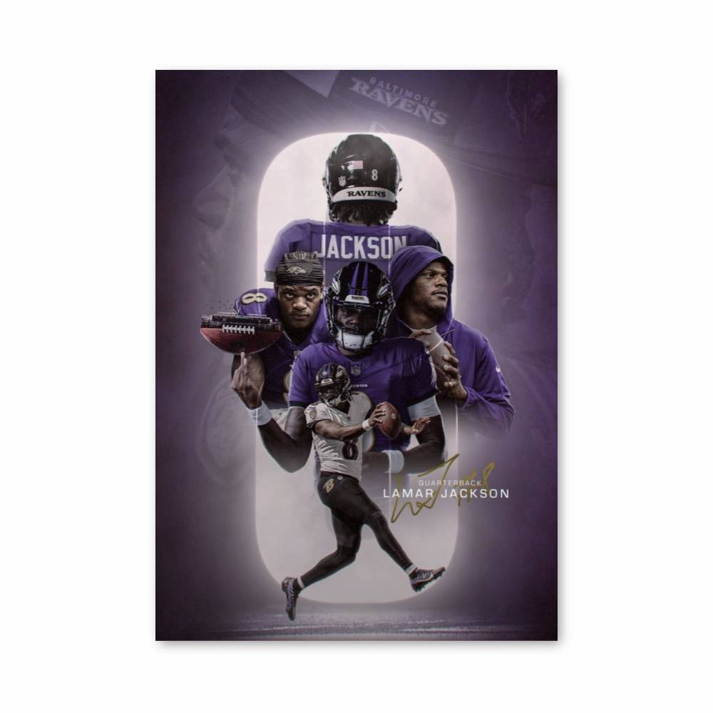 Poster Quarterback Baltimore Ravens