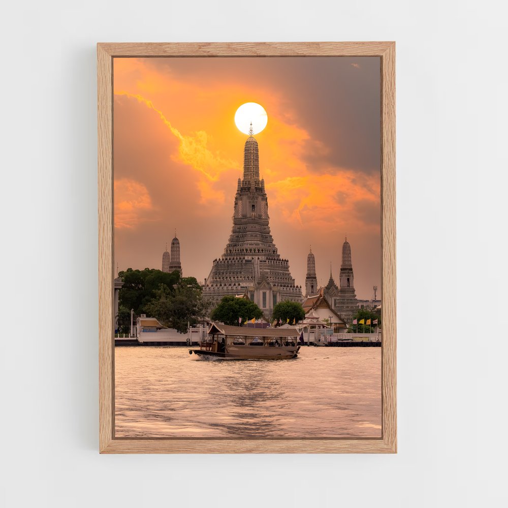 bangkok-4 cadre Bois clair