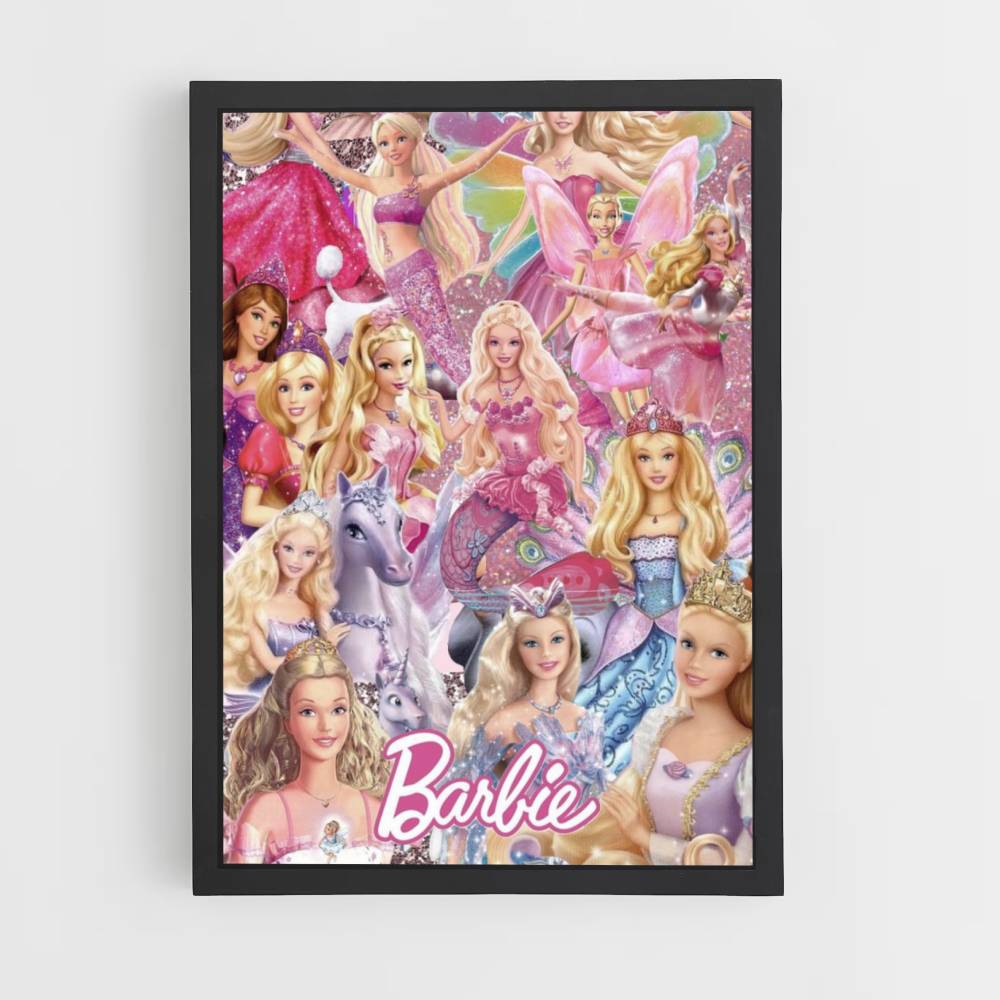 Poster Barbie-collage