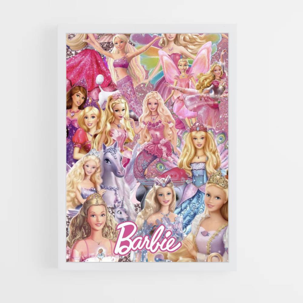 Poster Barbie-collage