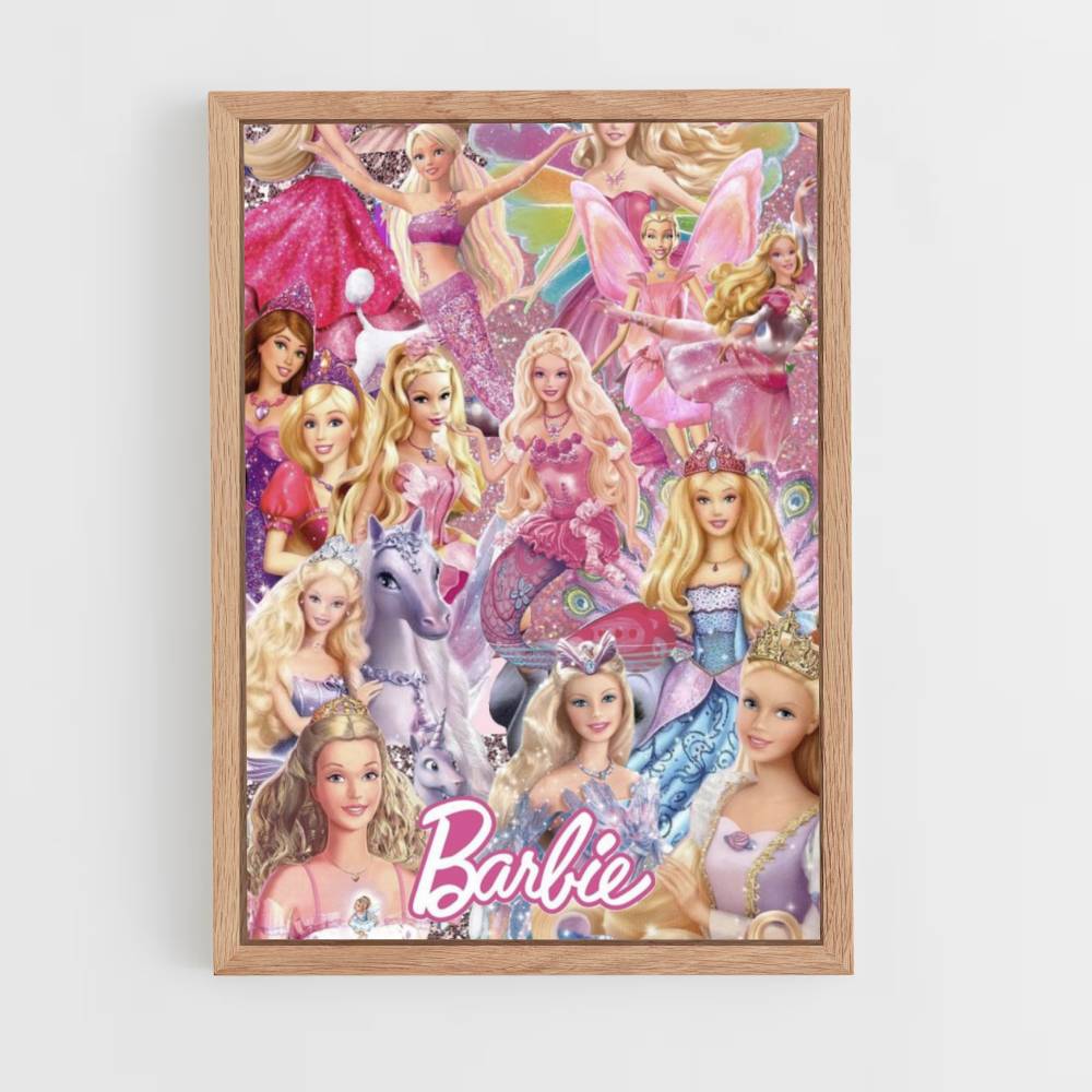 Poster Barbie-collage