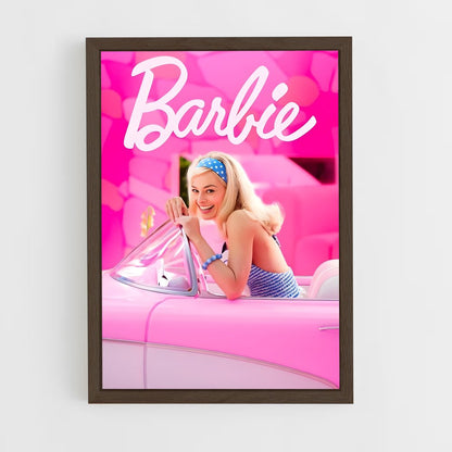 barbie-7 cadre Bois foncé