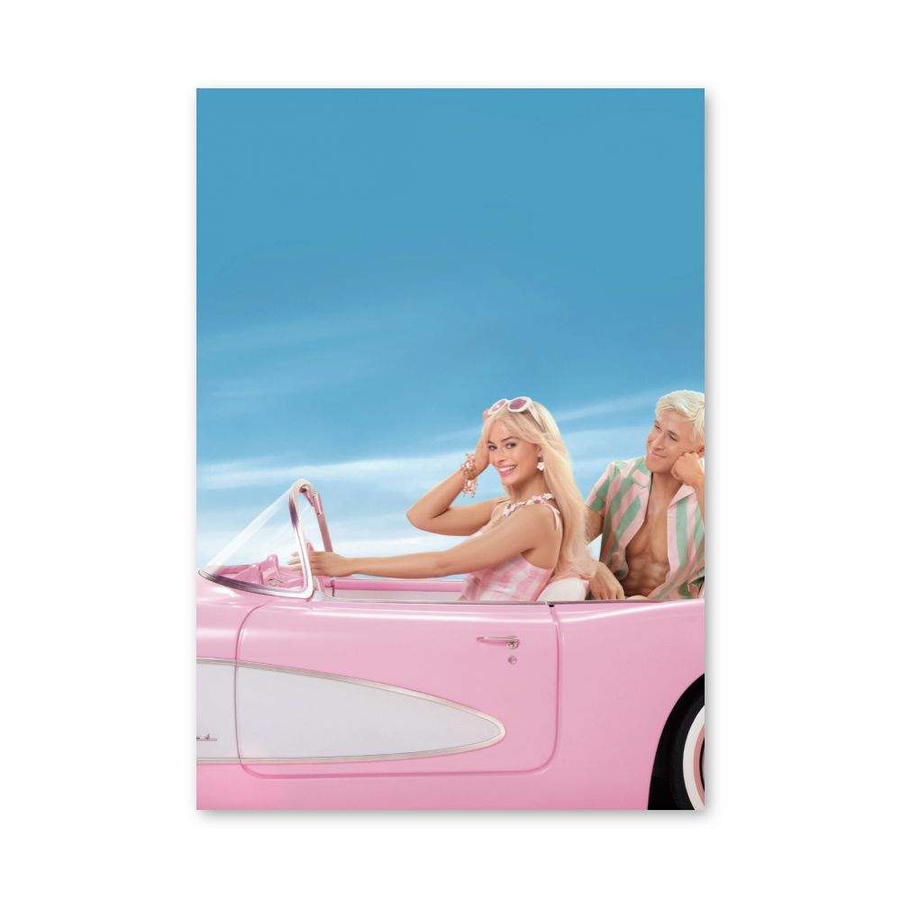 Poster Barbie-auto