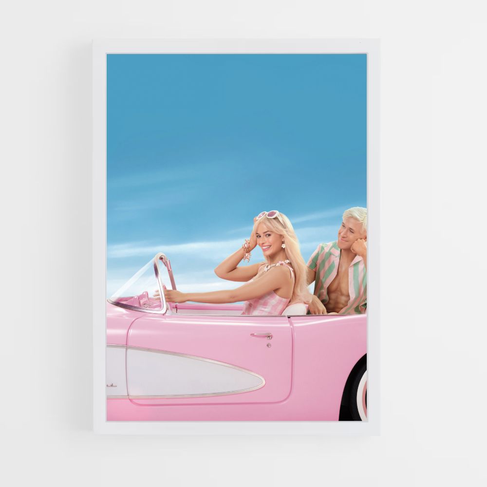 Poster Barbie-auto