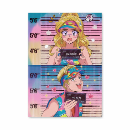 Affiche Barbie Manga