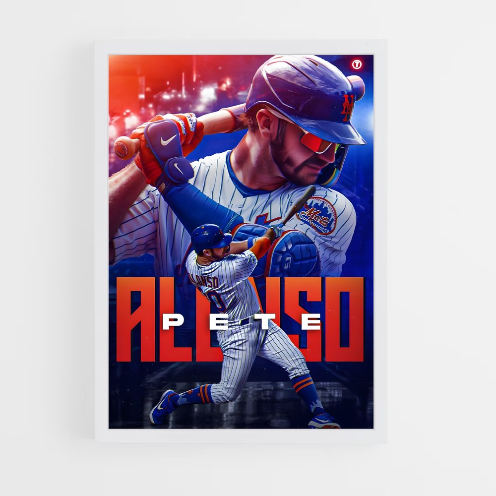 baseball-10 cadre Blanc