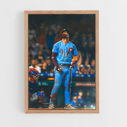 baseball-18 cadre Bois clair