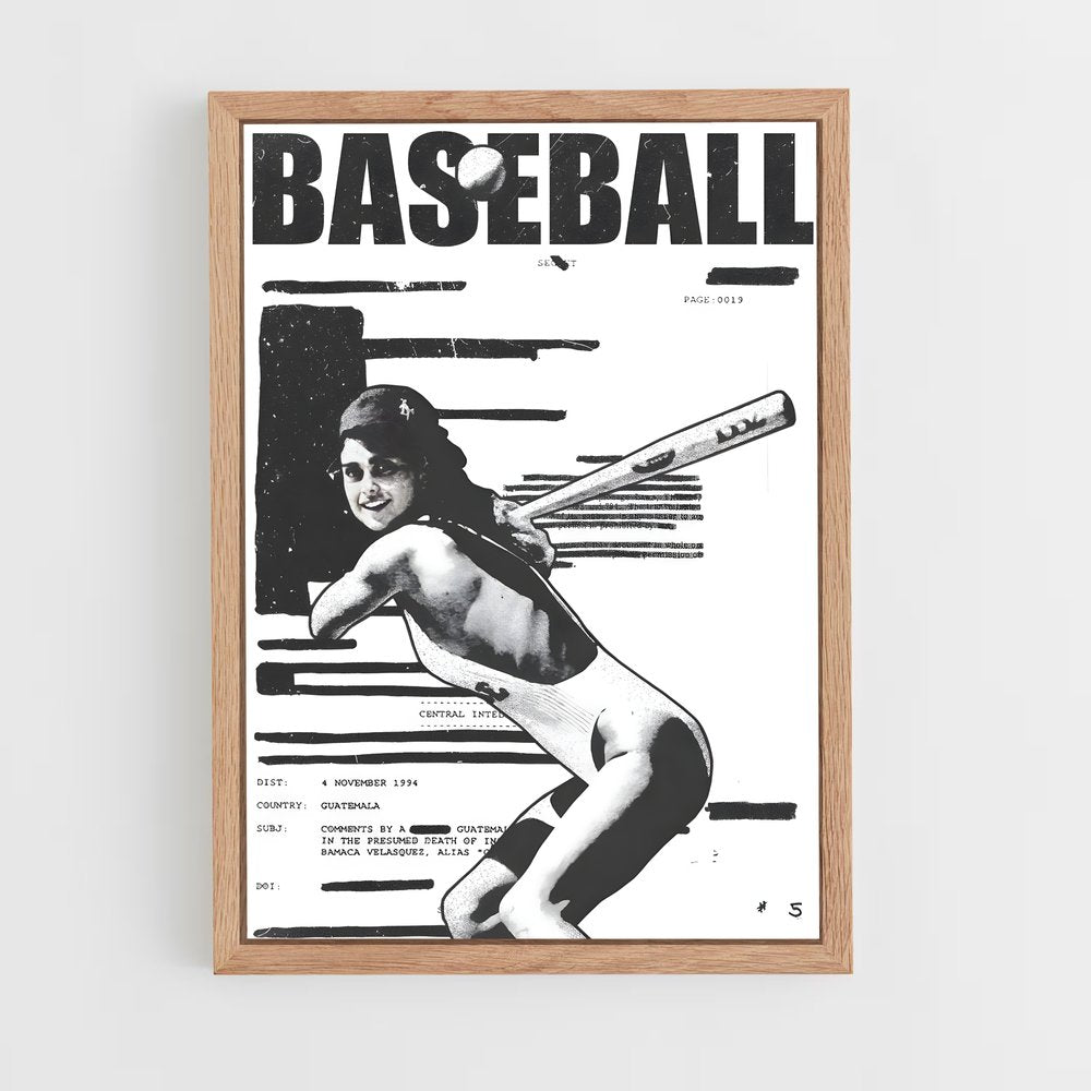 baseball-26 cadre Bois clair