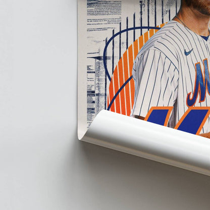 Honkbal Mets-poster