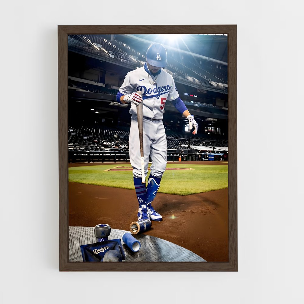 baseball-5 cadre Bois foncé