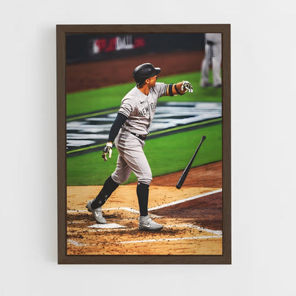 baseball-6 cadre Bois foncé