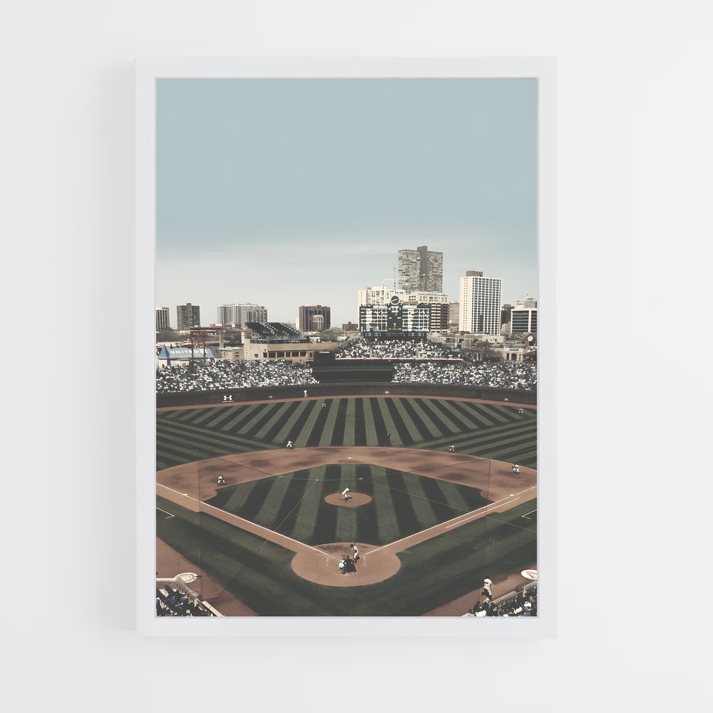 baseball-7 cadre Blanc