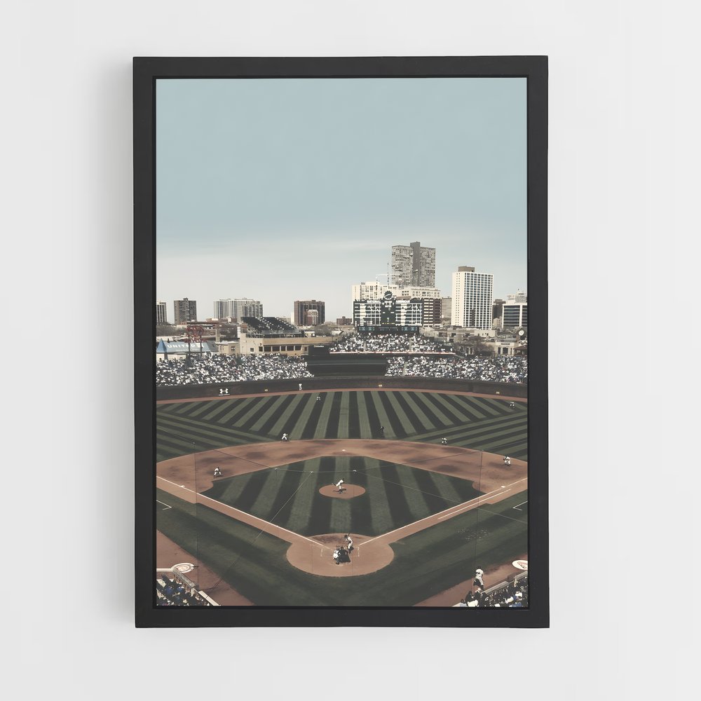 baseball-7 cadre Noir