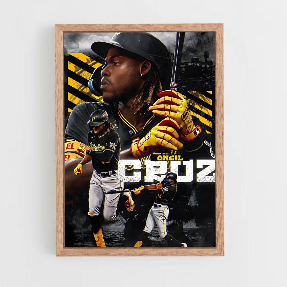 baseball-8 cadre Bois clair
