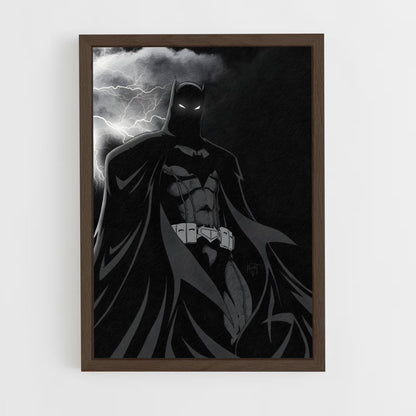 batman-1 cadre Bois foncé