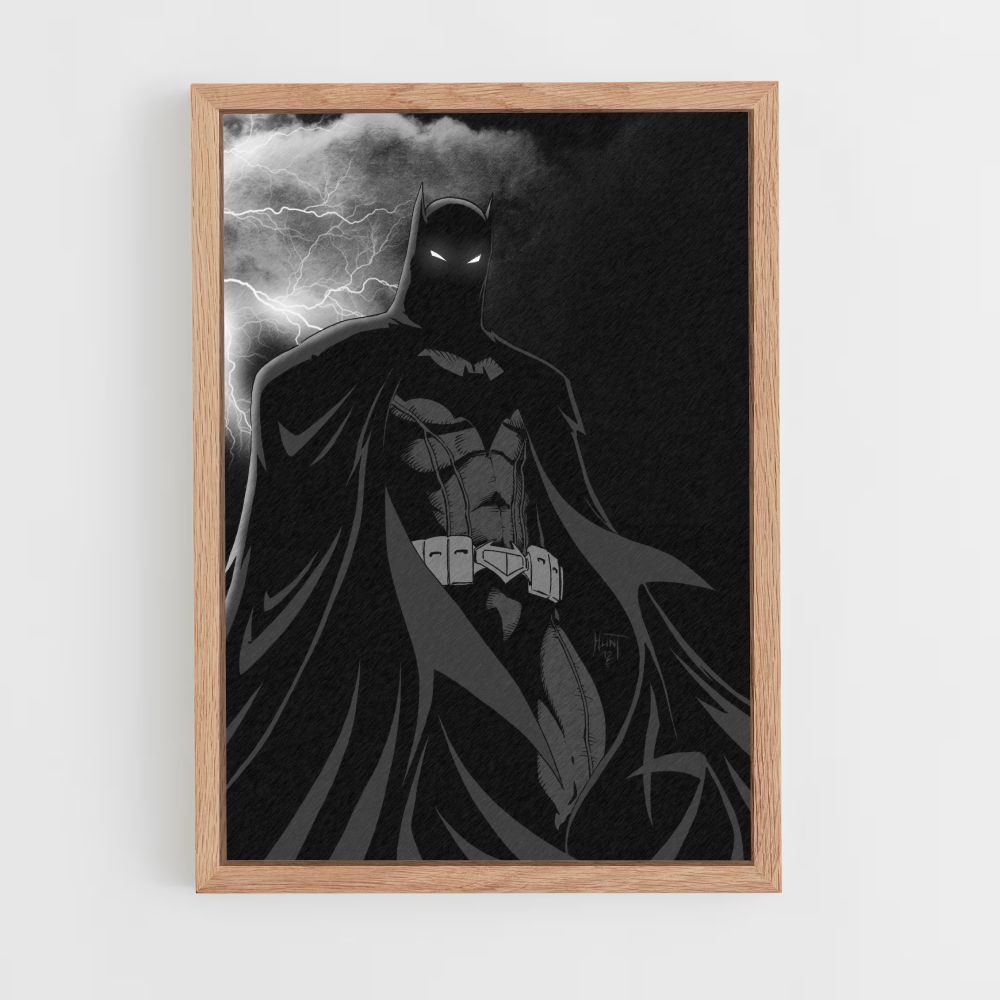 Poster Batman Bliksem