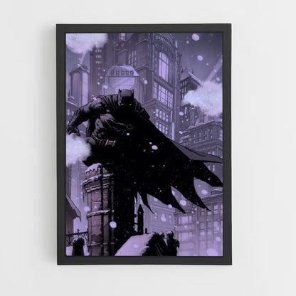 Poster Batman Sneeuw