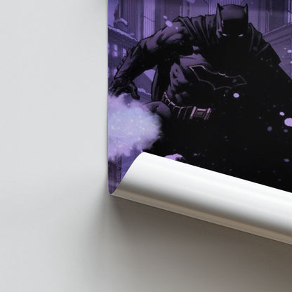 Poster Batman Sneeuw