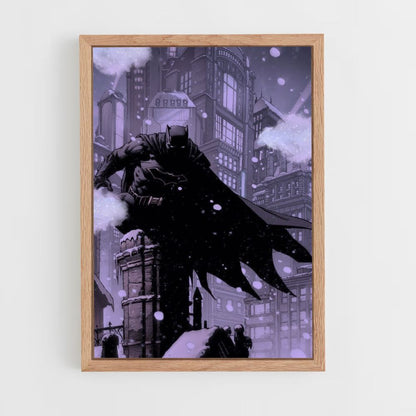 Poster Batman Sneeuw