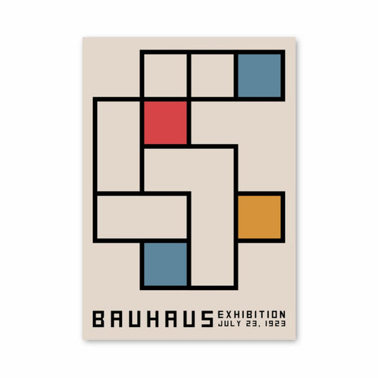 Bauhaus vierkante poster