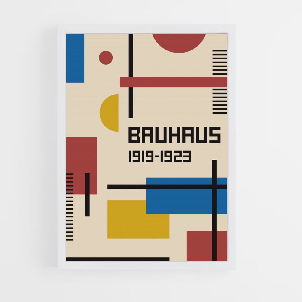 Affiche Bauhaus-tijd