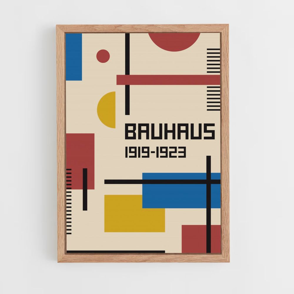 Affiche Bauhaus-tijd