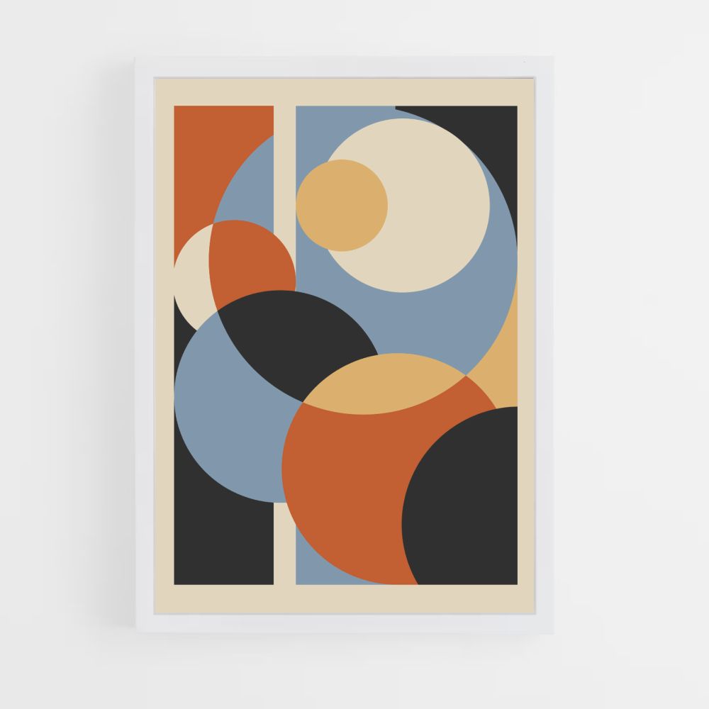 Affiche Bauhaus-cirkel