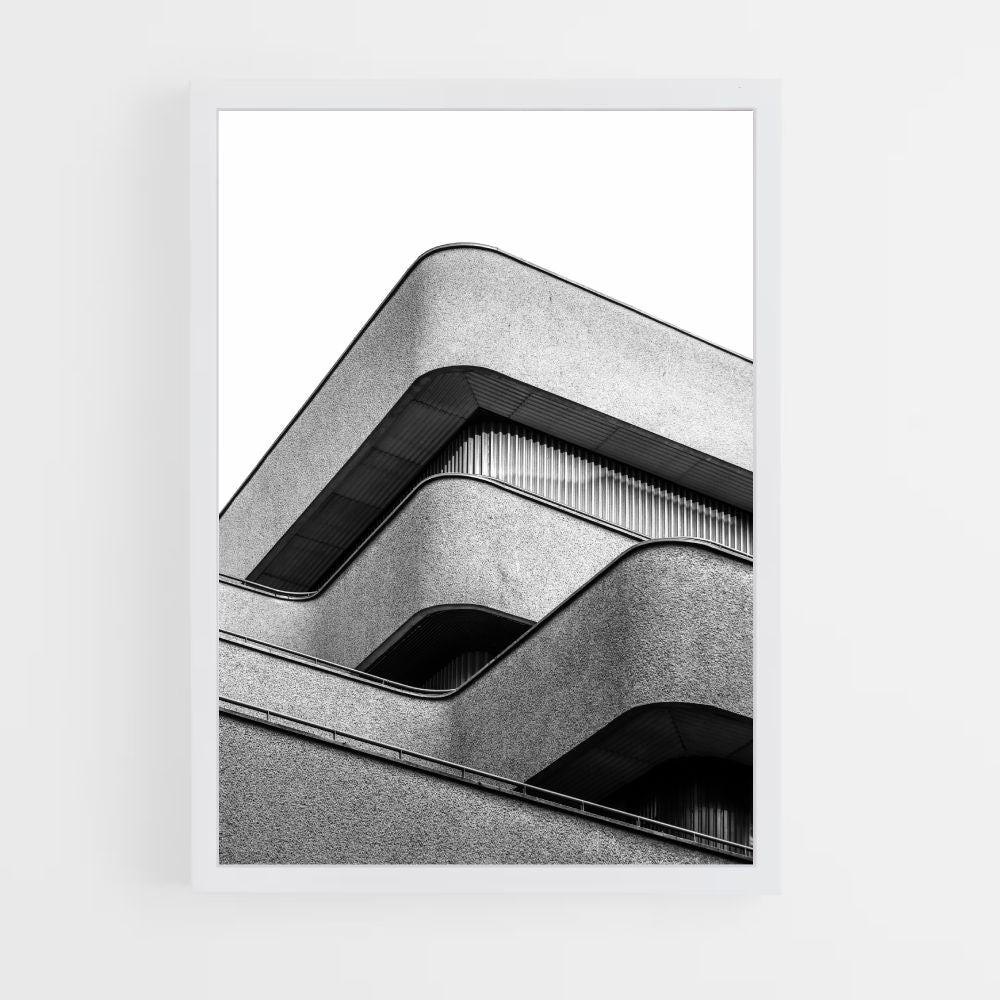 Bauhaus-architectuurposter