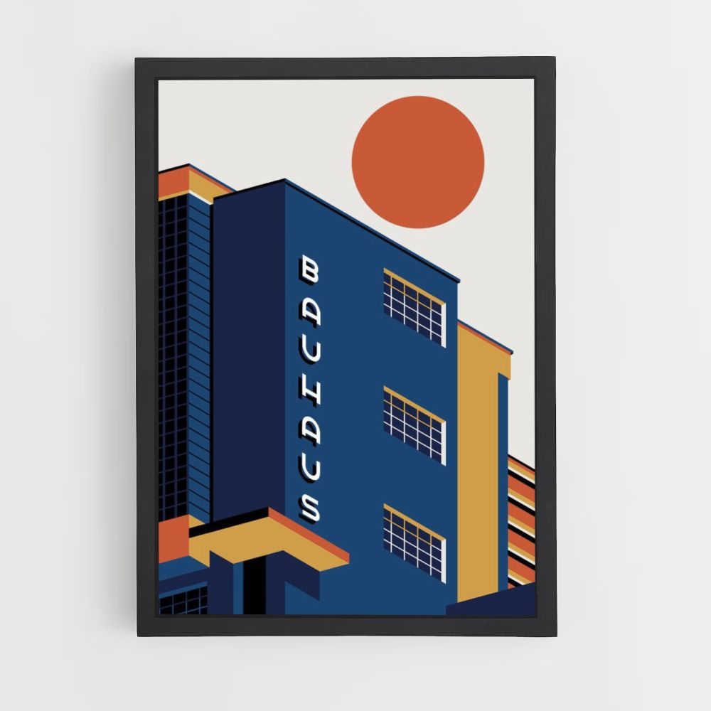 Poster Bauhaus-gebouw