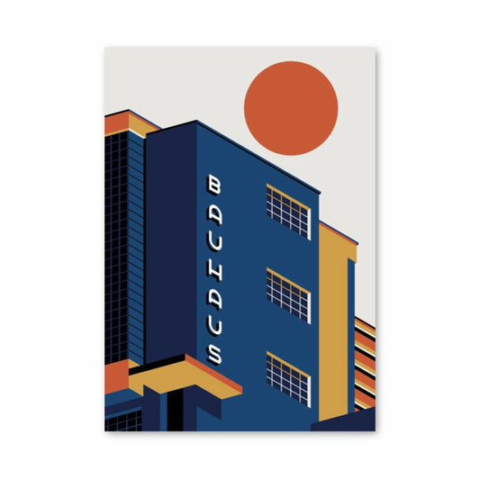 Poster Bauhaus-gebouw