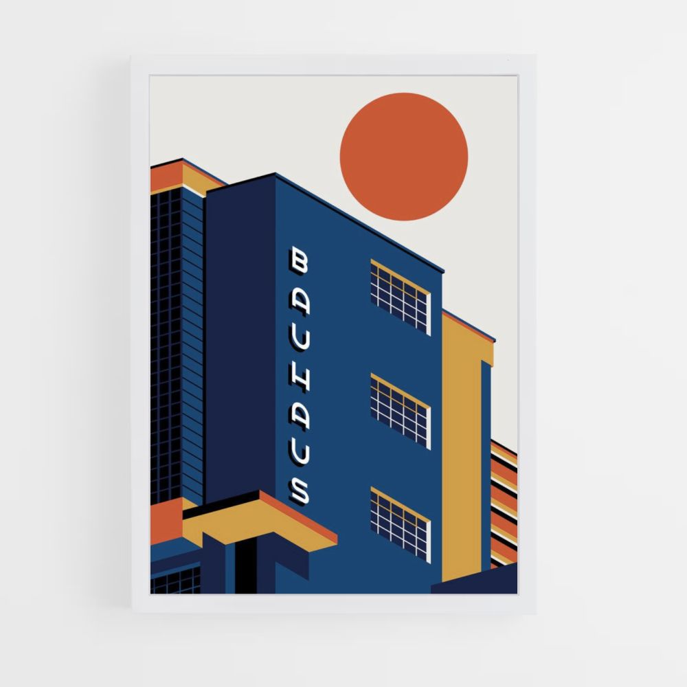 Poster Bauhaus-gebouw