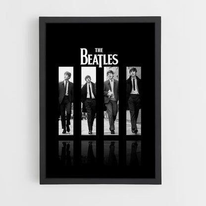 Poster The Beatles zwart en wit