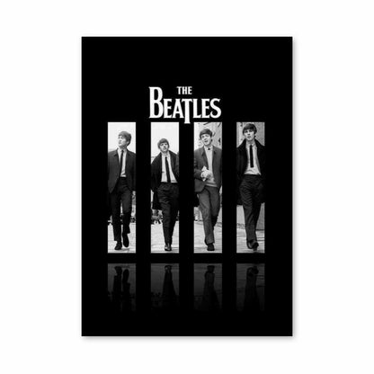 Poster The Beatles zwart en wit