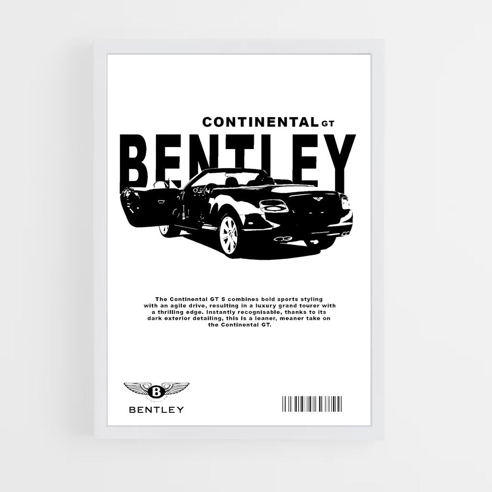 bentley-11 cadre Blanc