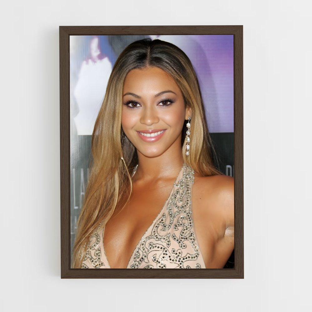 beyonce-3 cadre Bois foncé