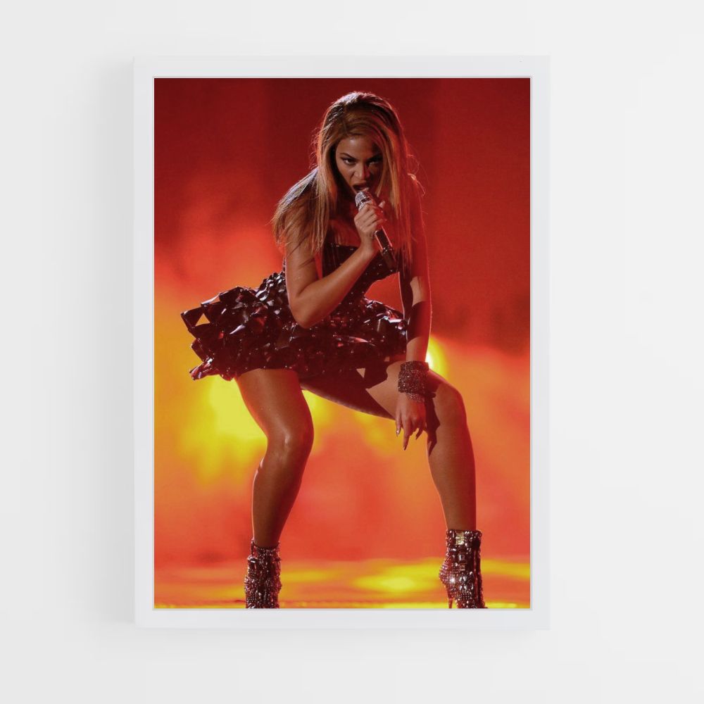 Affiche Vuur Beyoncé