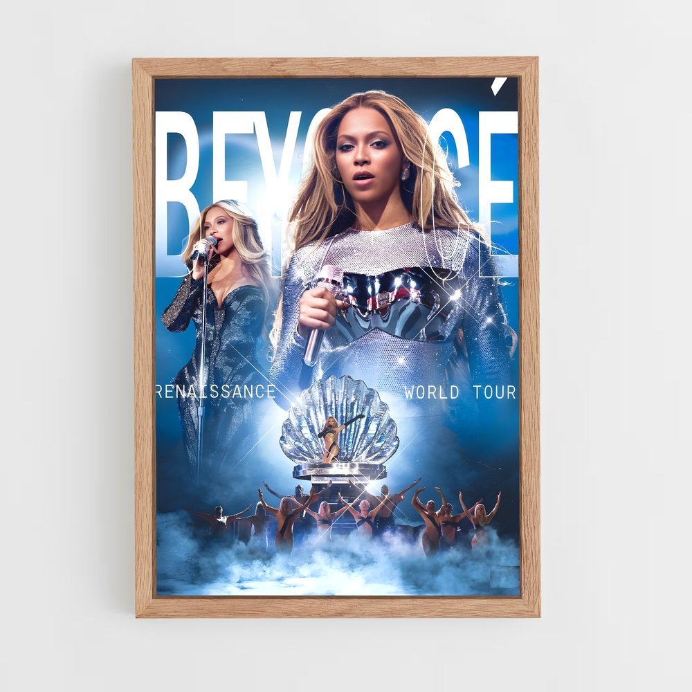 beyonce-6 cadre Bois clair