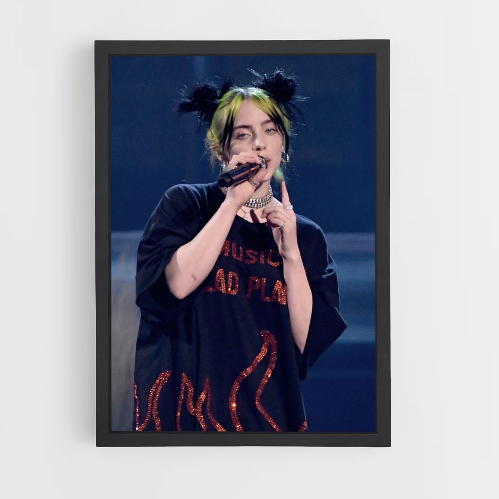 Poster Billie Eilish zingt