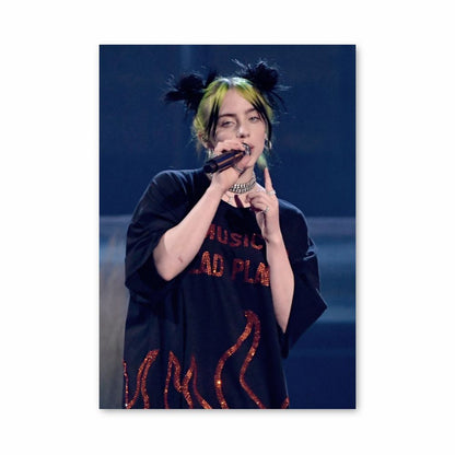 Poster Billie Eilish zingt