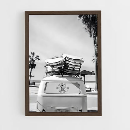 black-and-white-16 cadre Bois foncé