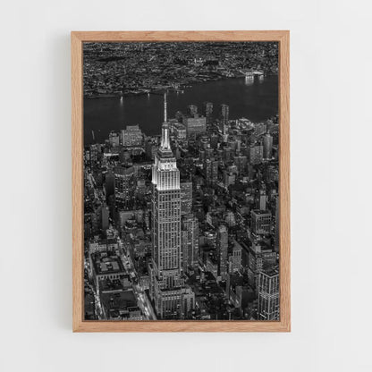 Poster Zwart-witte toren