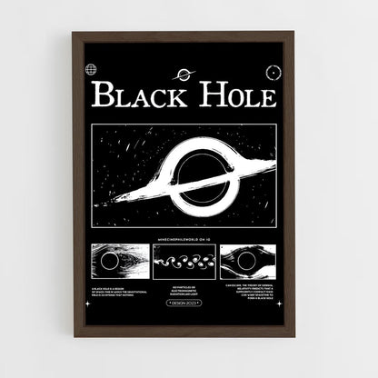 black-hole-2 cadre Bois foncé