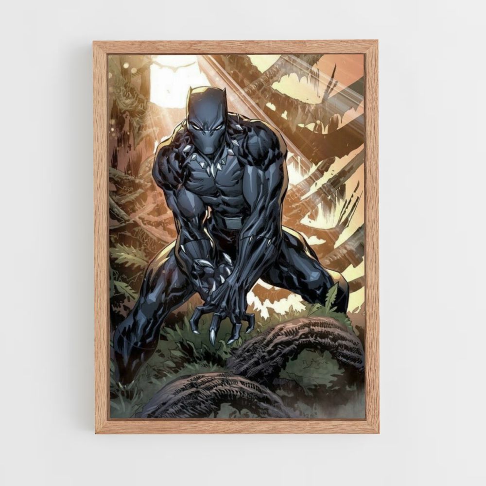 Poster Black Panther-strips