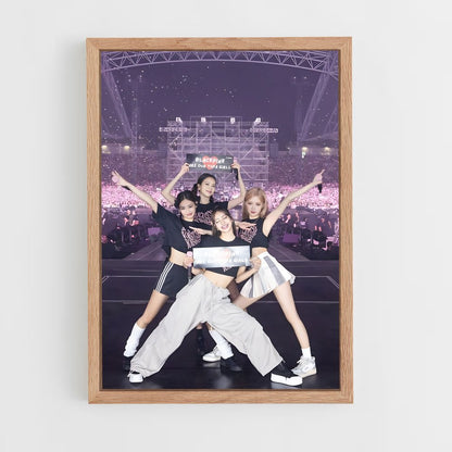 blackpink-7 cadre Bois clair