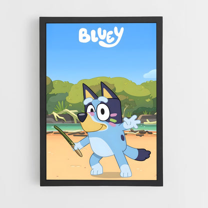 bluey-1 cadre Noir