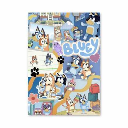 Affiche Dessin animé Bluey