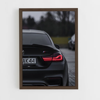 bmw-2 cadre Bois foncé