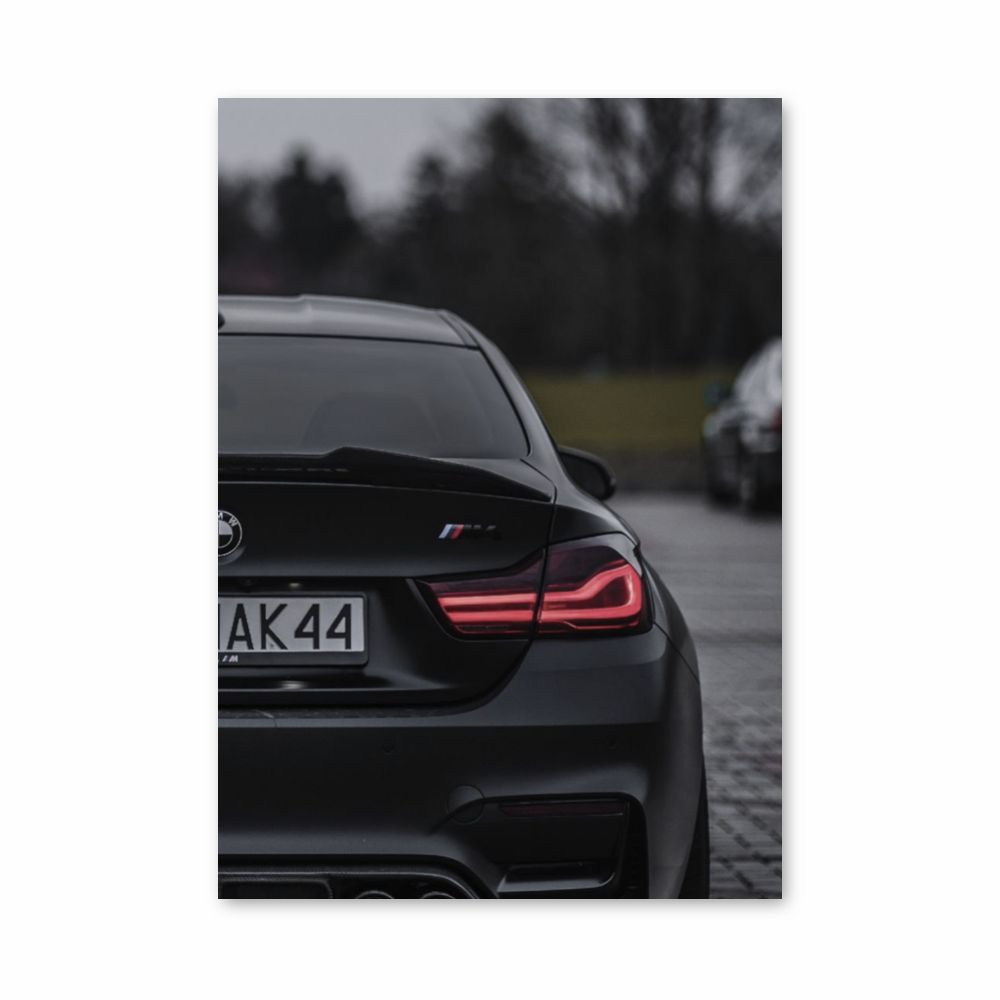 Poster BMW 3-serie koplamp