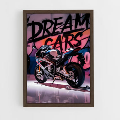 bmw-moto-1 cadre Bois foncé