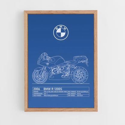 bmw-moto-6 cadre Bois clair